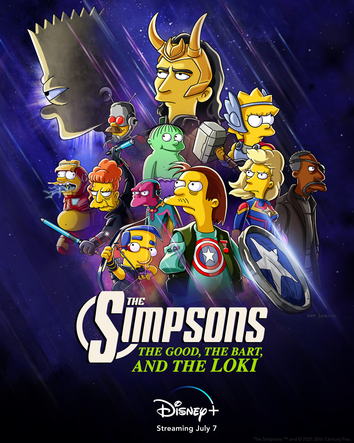 Los Simpson y Loki se unirán en 'The Good, the Bart and The Loki', corto de Disney+ - Vimarsana News