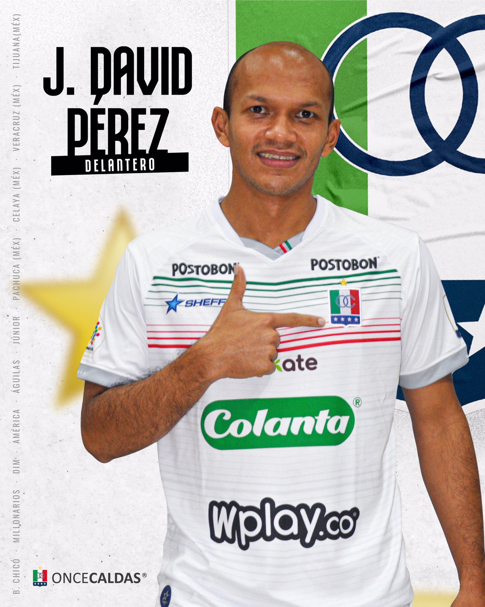 Juan David Pérez, refuerzo de Once Caldas: "Quiero retomar mi buen nivel y aportar mis goles" - Vimarsana News