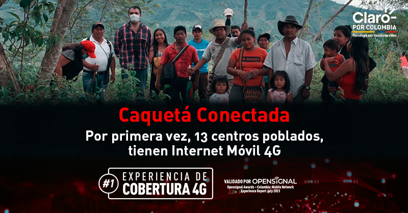 Por primera vez, 13 centros poblados de Caquetá se conectan a Internet Móvil 4G - Vimarsana News