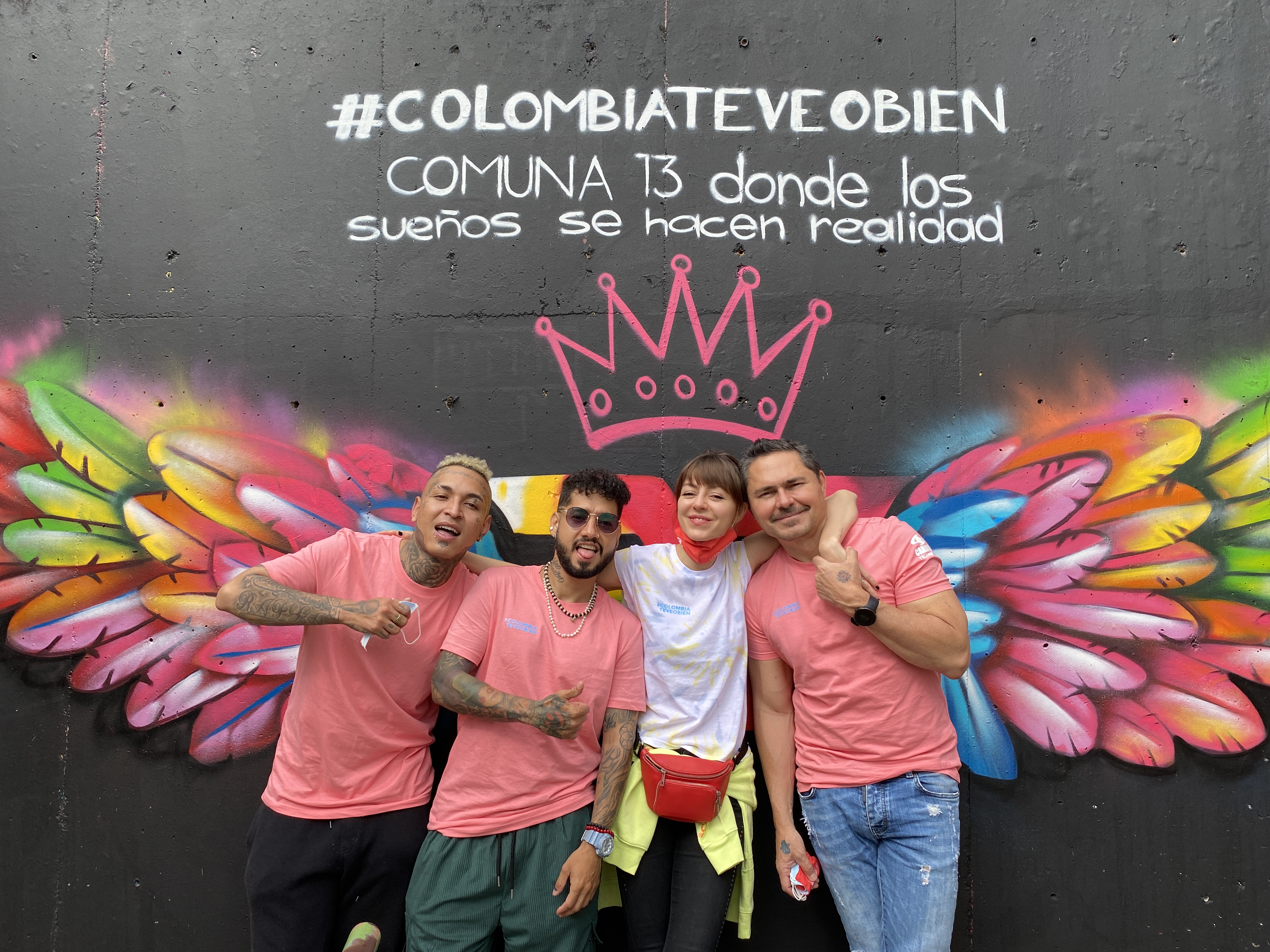 El talento de #ColombiaTeVeoBien visitó la Comuna 13 de Medellín - Vimarsana News